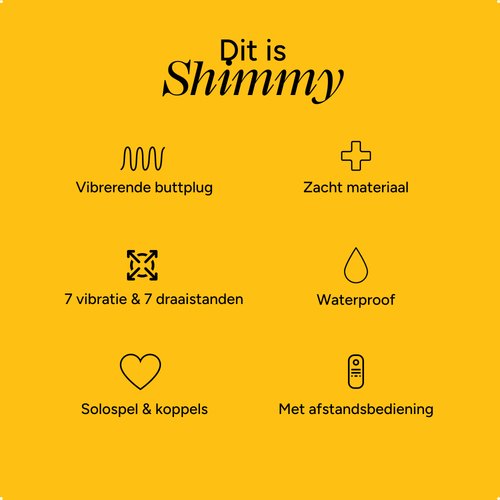 Speelse vibrerende plug – Shimmy